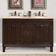 55" Double Sink Cabinet | HYP-0208-T-UWC-55