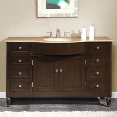 58" Single Sink Cabinet | HYP-0717-T-UWC-58