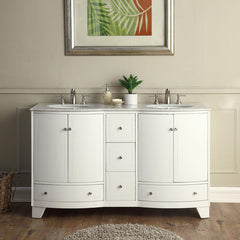 60" Double Sink Cabinet | V0291WW60D