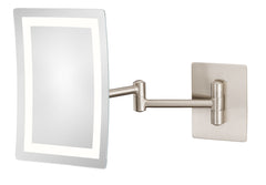 Aptations Contemporary LED Magnifying Makeup Mirror with Switchable Light Color