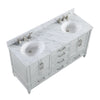 Image of Montauk 60" Bathroom Vanity, Morning Fog Grey